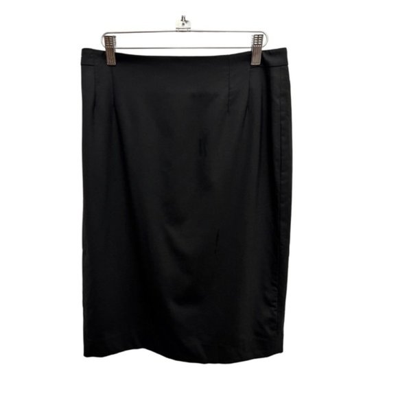 MM. LA FLEUR Wool Blend Pencil Skirt